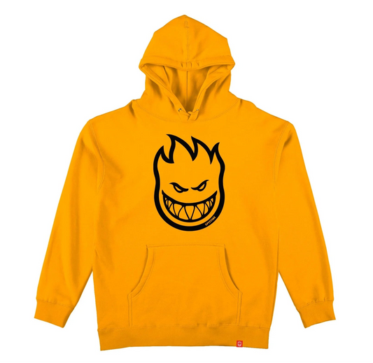 Spitfire Bighead Pullover Hoodie - Gold/Black