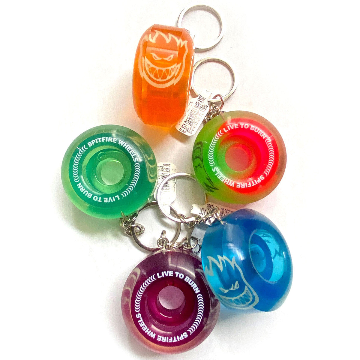 Spitfire Sapphire Wheel Keychain