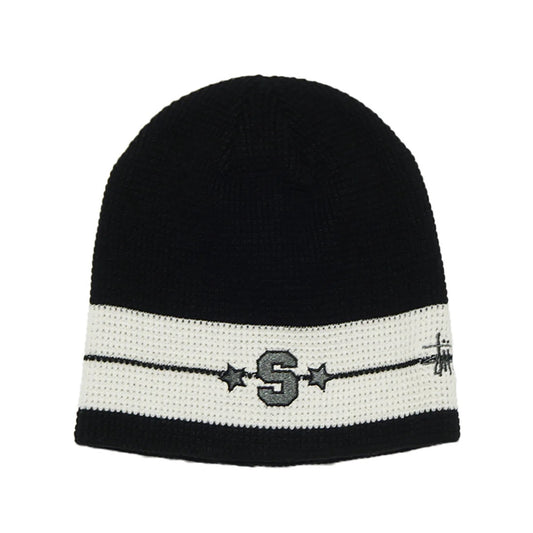 Stussy Varsity Star Skullcap Beanie - Black