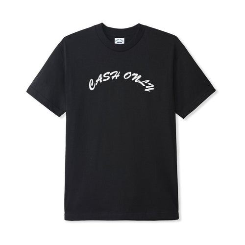 Cash Only Stencil Logo Tee - Black