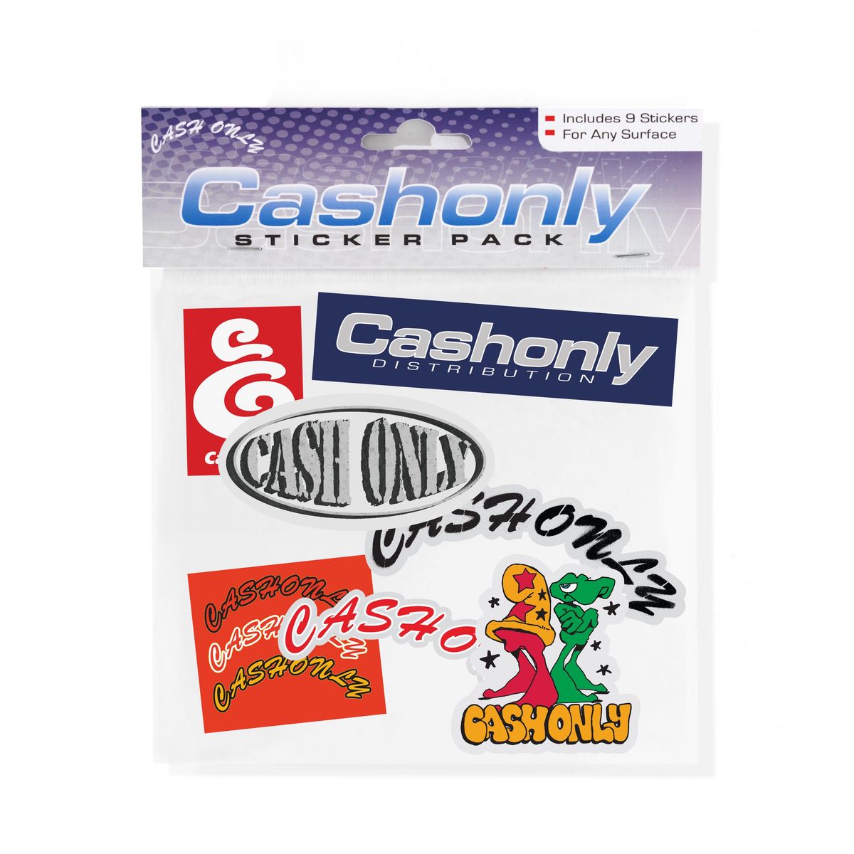 Cash Only Sticker Pack