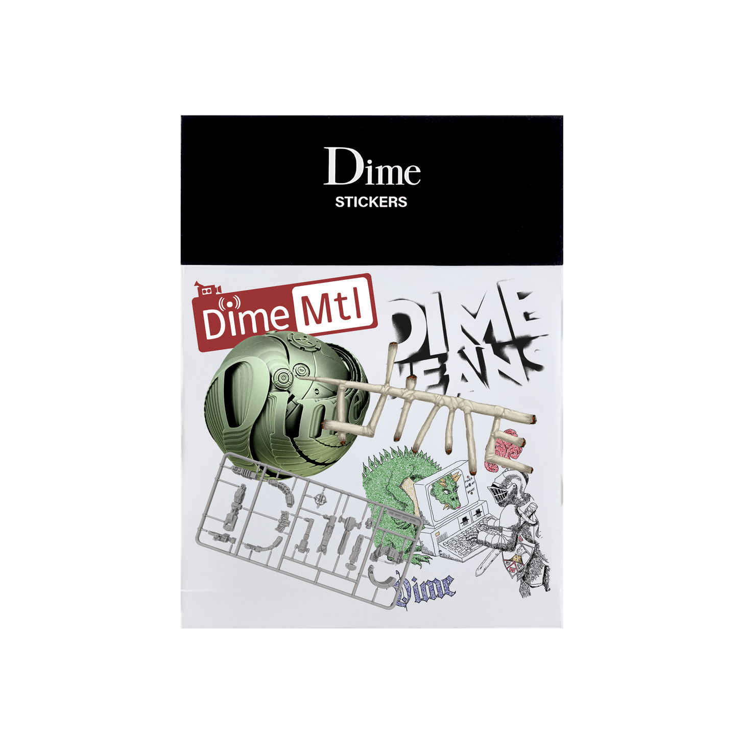 Dime Sticker Pack - Multi