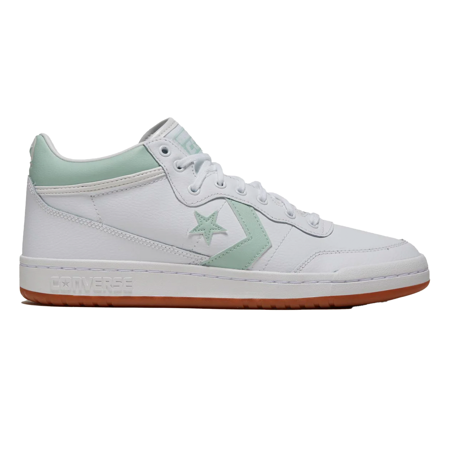 Converse Fastbreak Pro Mid Leather - White/Sticky Aloe