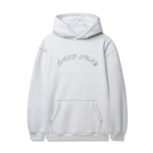 Cash Only Stitch Logo Pullover Hood - Ash