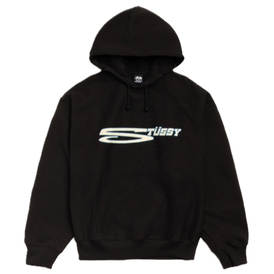Stussy Stretch Hoodie - Black