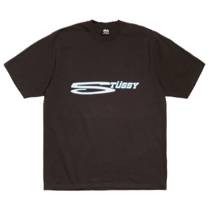 Stussy Stretch Pigment Dyed Tee - Faded Black