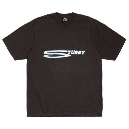 Stussy Stretch Pigment Dyed Tee - Faded Black