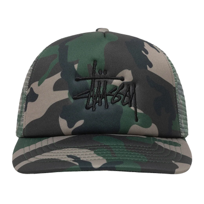 Stussy Big Basic Trucker Cap - Camo