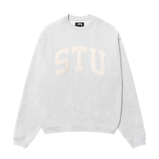 Stussy Stu Relaxed Crew - Ash