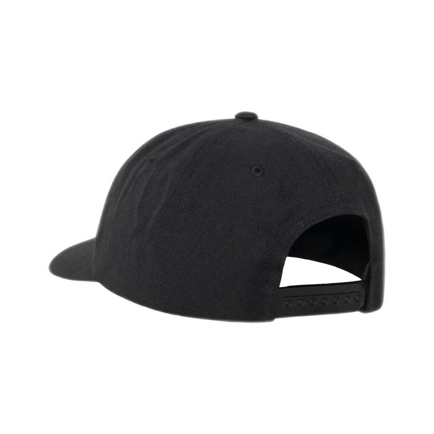 Stussy Low Profile Bent Crown Snapback - Black