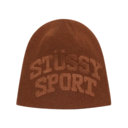 Stussy Debossed Stussy Sport Skullcap Beanie - Brown