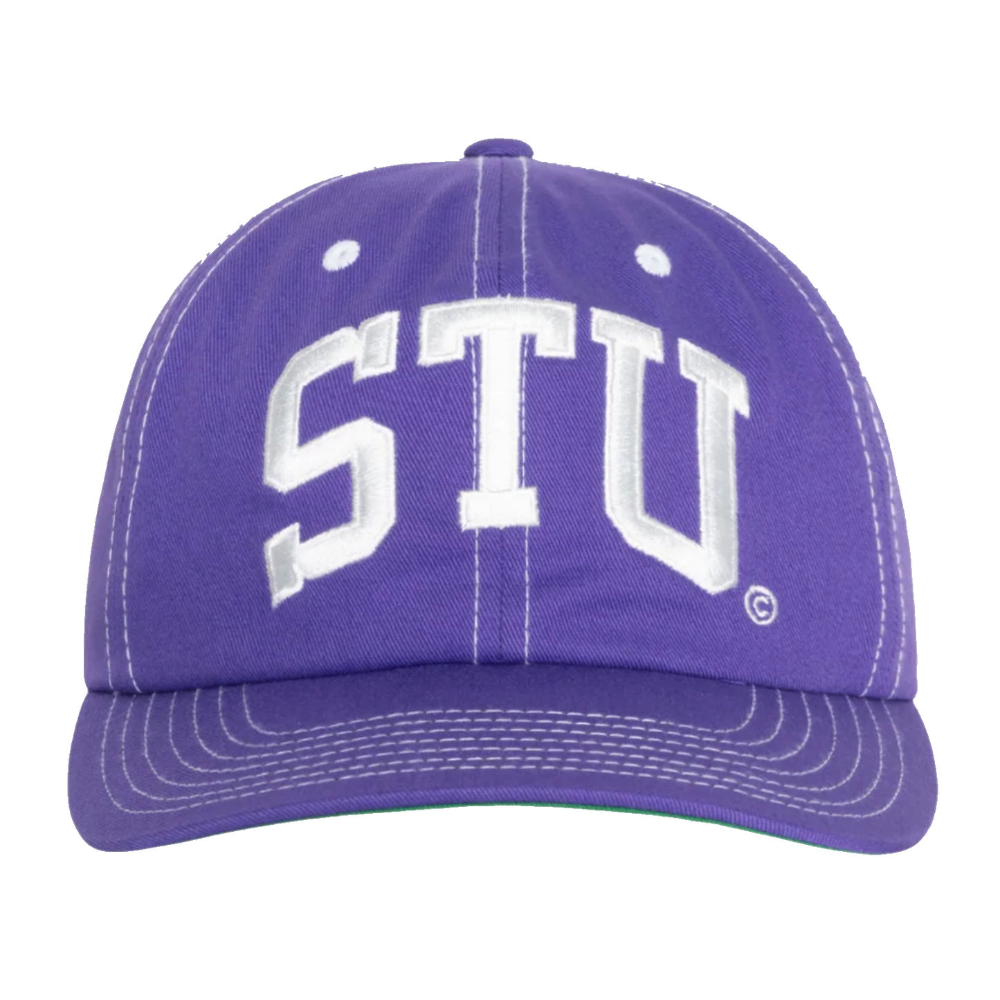 Stussy Stu Arch Strapback Cap - Purple