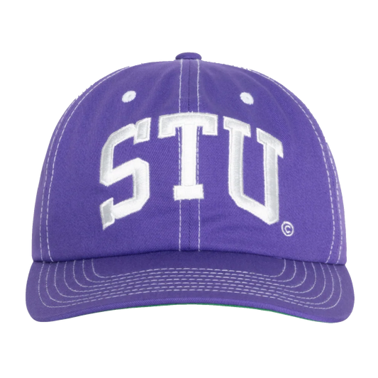 Stussy Stu Arch Strapback Cap - Purple