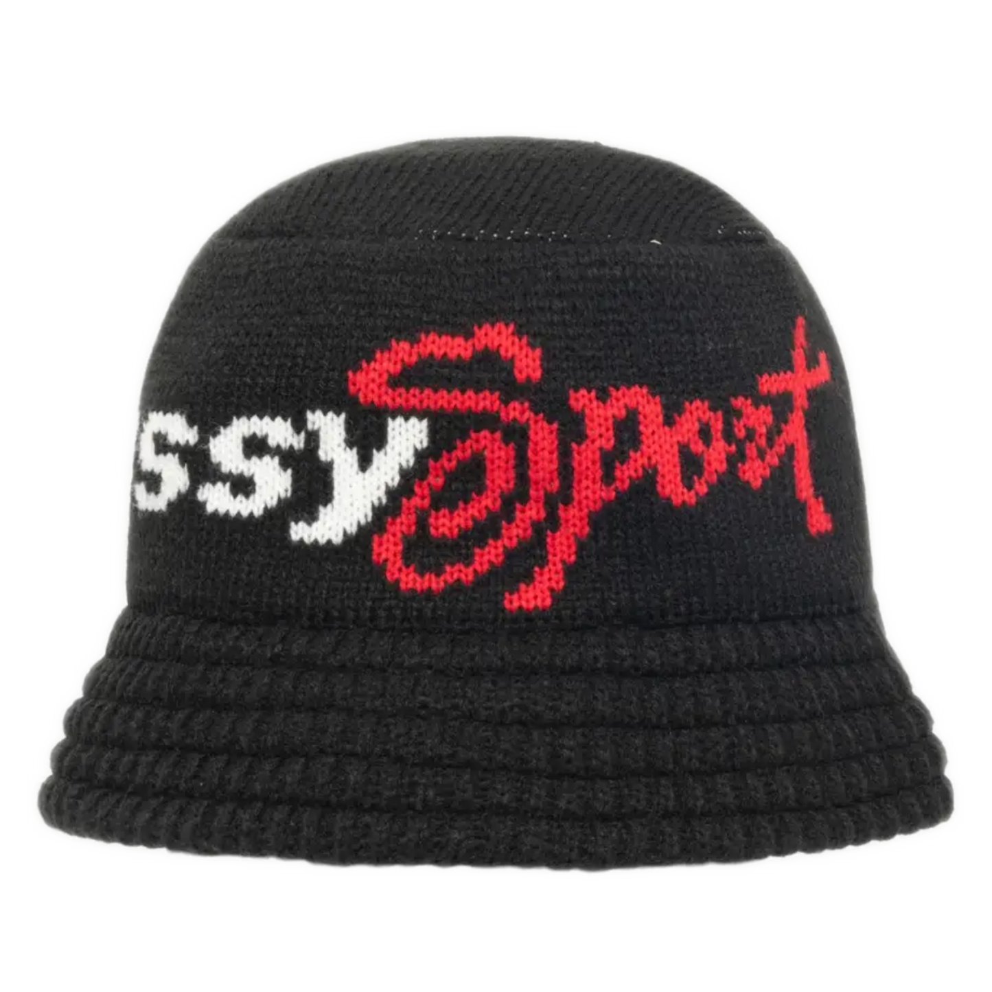 Stussy Knit Bucket Hat Stussy Sport - Black