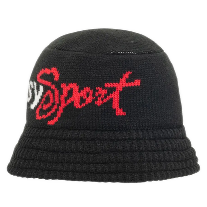 Stussy Knit Bucket Hat Stussy Sport - Black