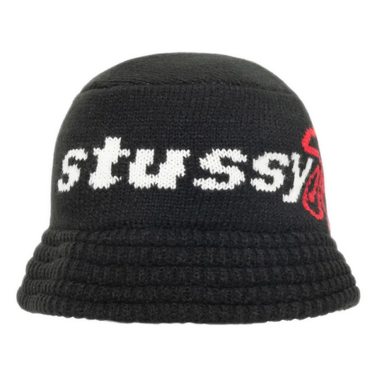 Stussy Knit Bucket Hat Stussy Sport - Black