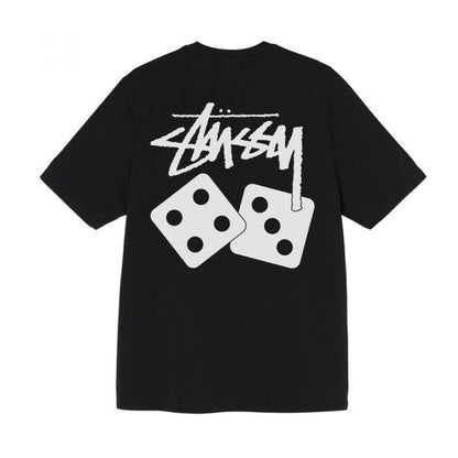 Stussy Dice Pigment Dyed Tee - Black