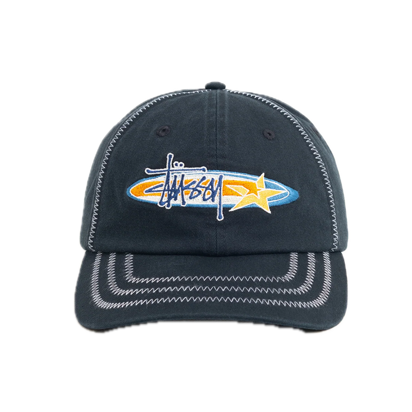 Stussy Low-Profile Oval Star Cap - Black