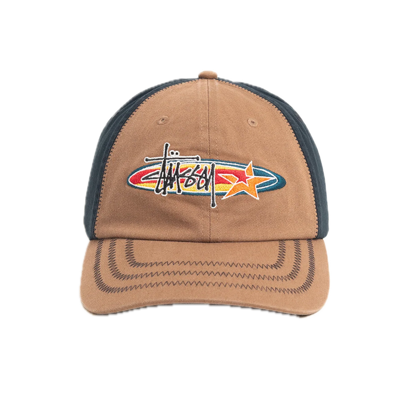 Stussy Low-Profile Oval Star Cap - Brown