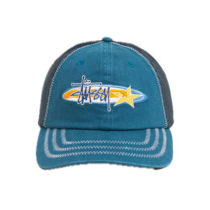 Stussy Low-Profile Oval Star Cap - Blue