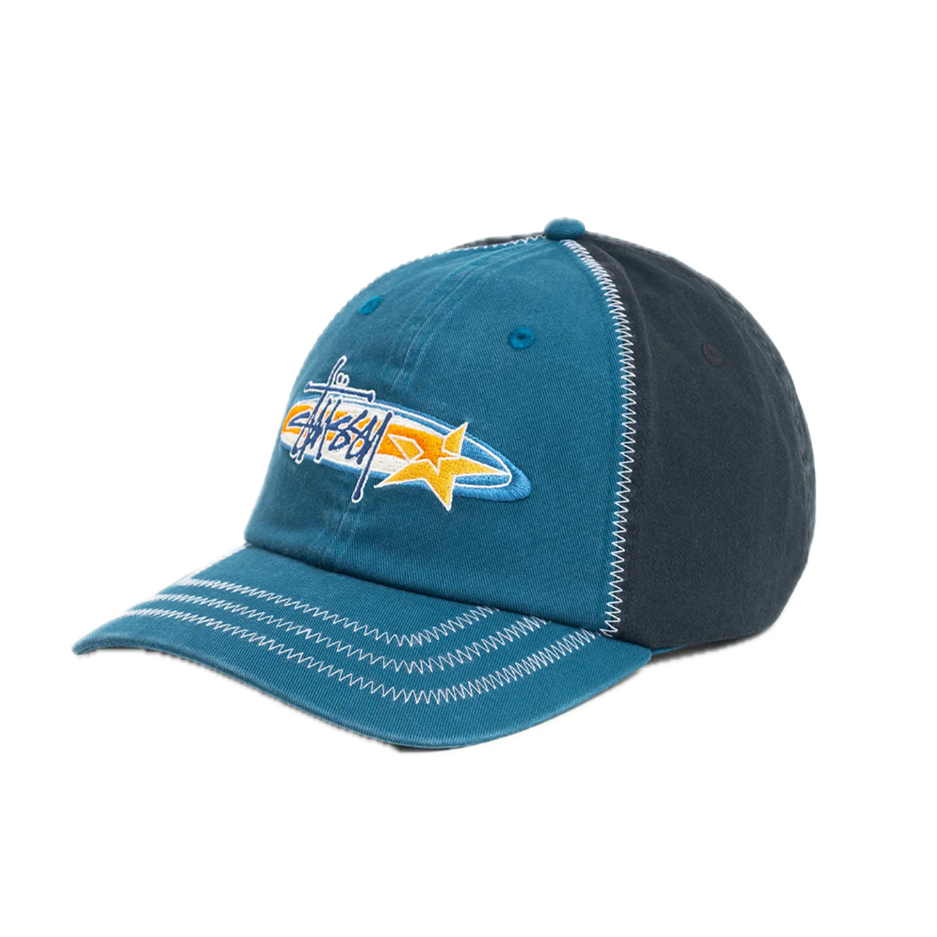 Stussy Low-Profile Oval Star Cap - Blue