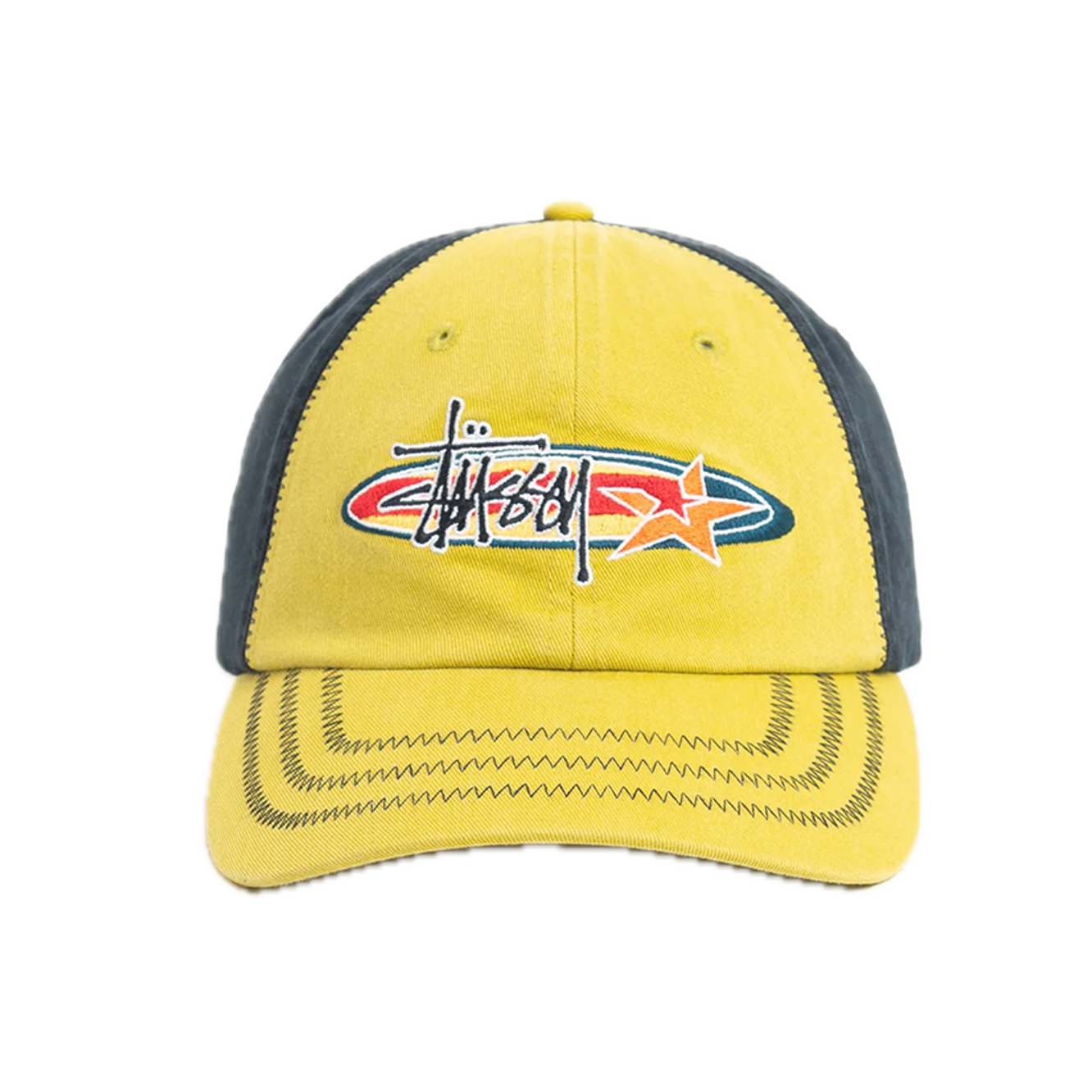 Stussy Low-Profile Oval Star Cap - Lime