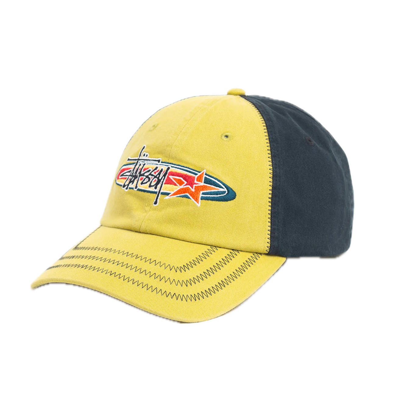 Stussy Low-Profile Oval Star Cap - Lime