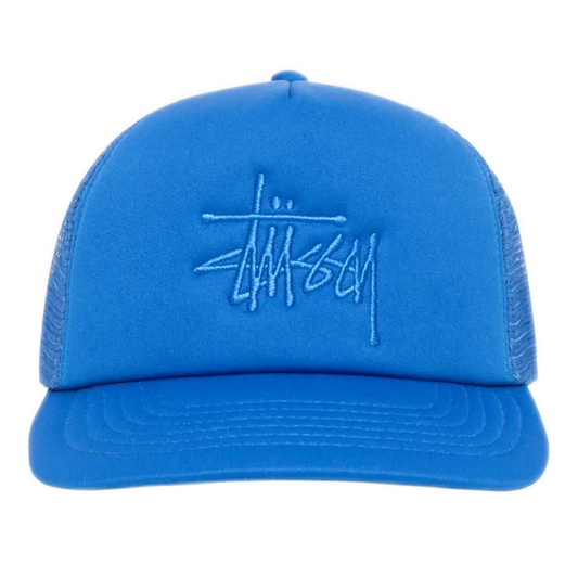 Stussy Big Basic Trucker Cap - Sport Blue