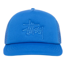 Load image into Gallery viewer, Stussy Big Basic Trucker Cap - Sport Blue