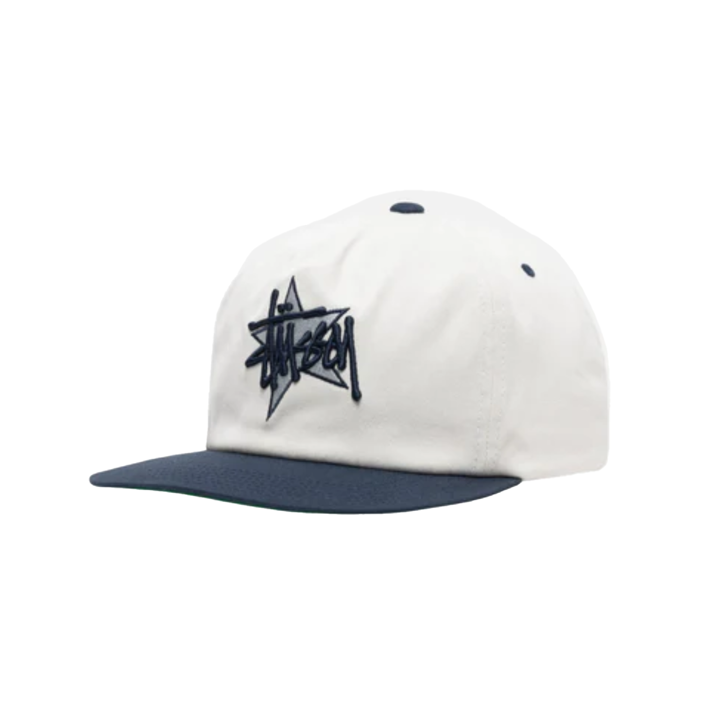 Stussy Basic Star Strapback Cap - White