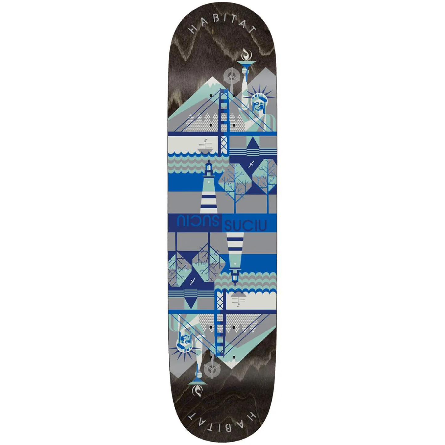 Habitat Suciu Twin Continental Deck - 8.38 Symmetrical