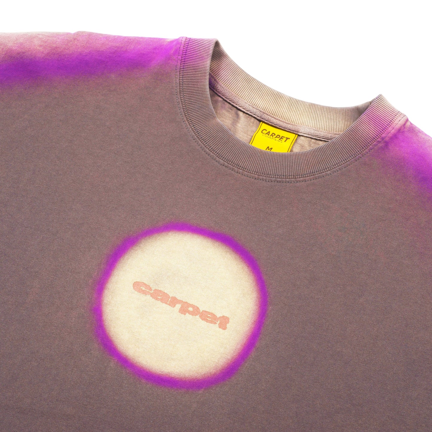 Carpet Company Sunburst Tee - Charcoal/Pink