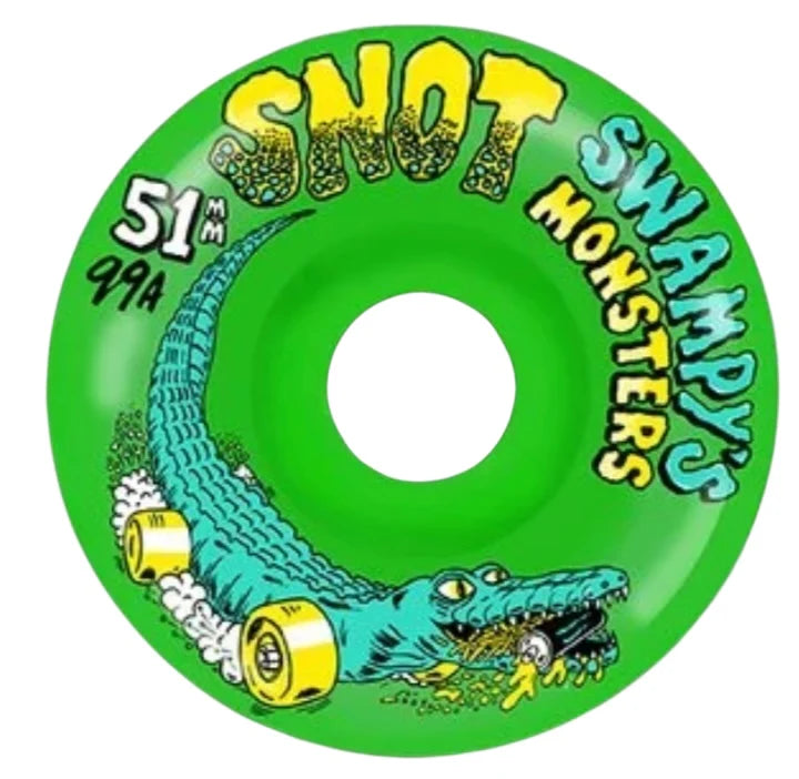 Snot Swampy Neon Green Monsters Wheels - 99A 51mm
