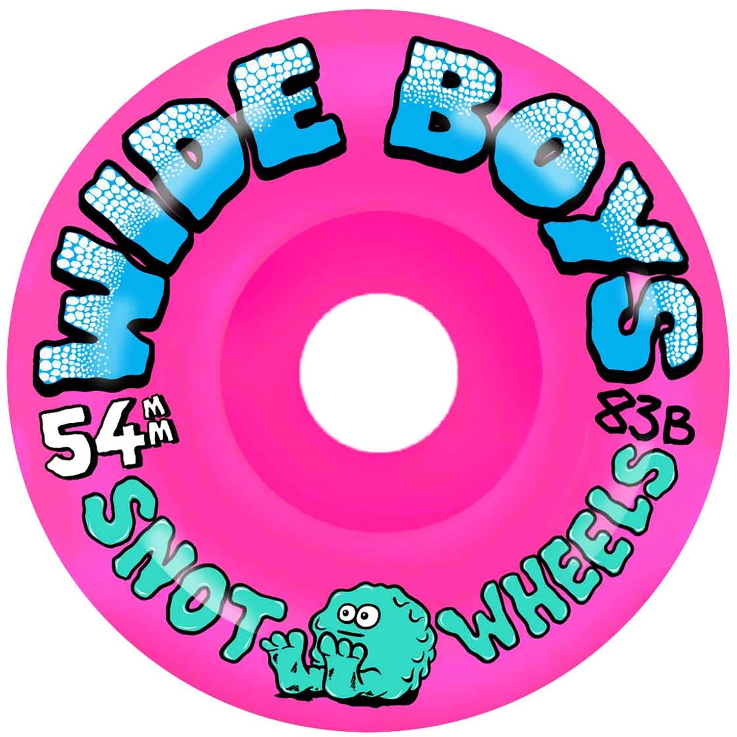 Snot Wide Boys Fluoro Pink Wheels - 83B 54mm