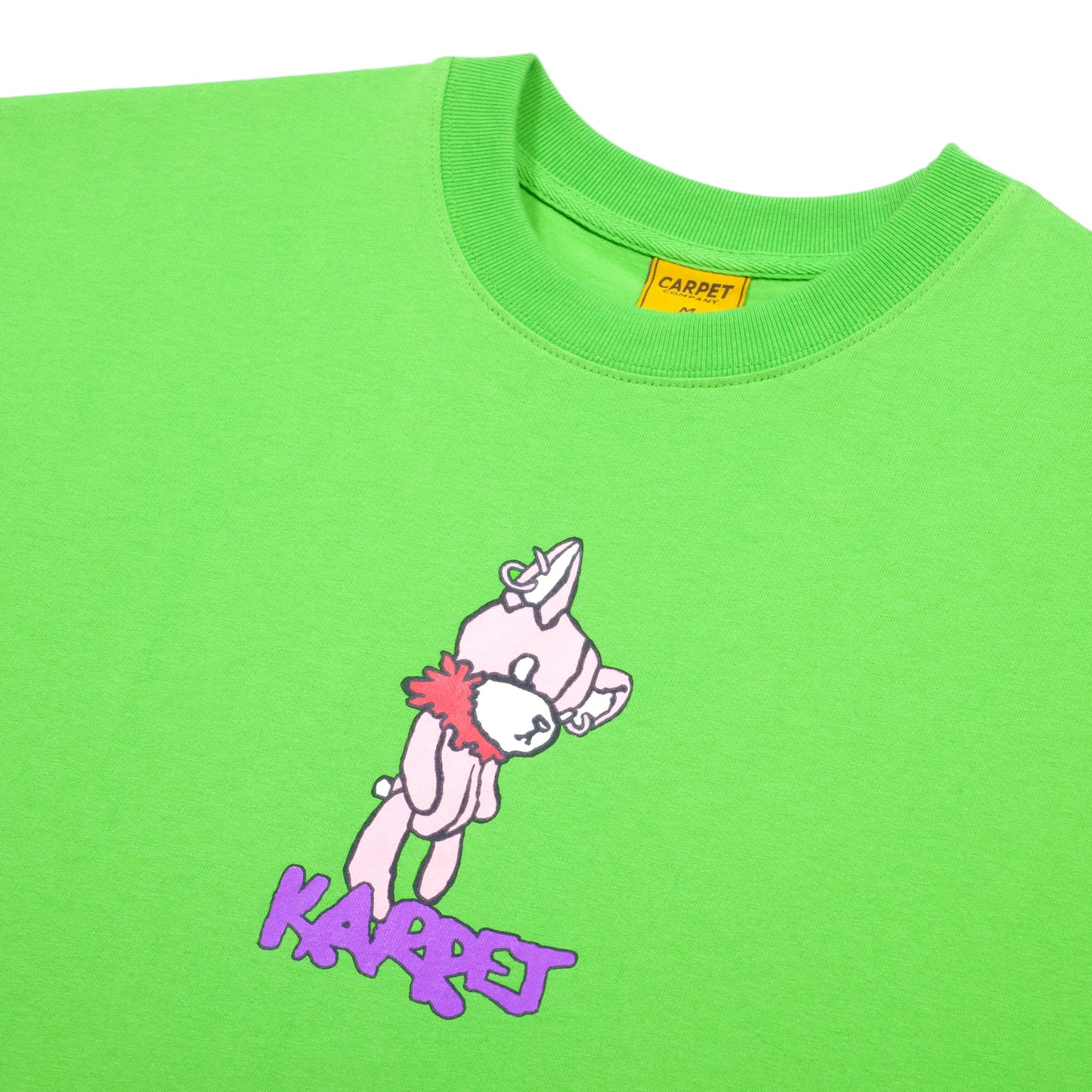 Carpet Company Teddy Bear Tee - Slime Green