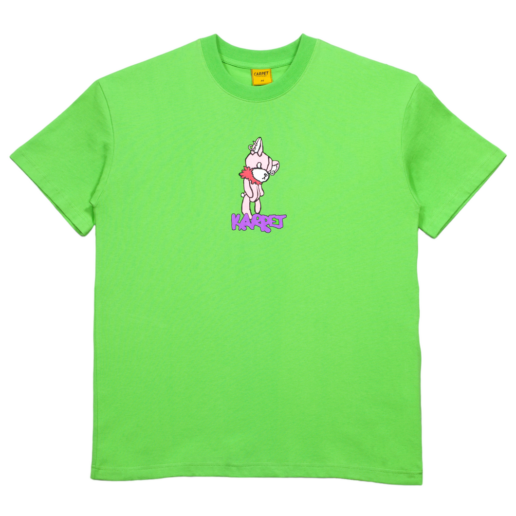 Carpet Company Teddy Bear Tee - Slime Green