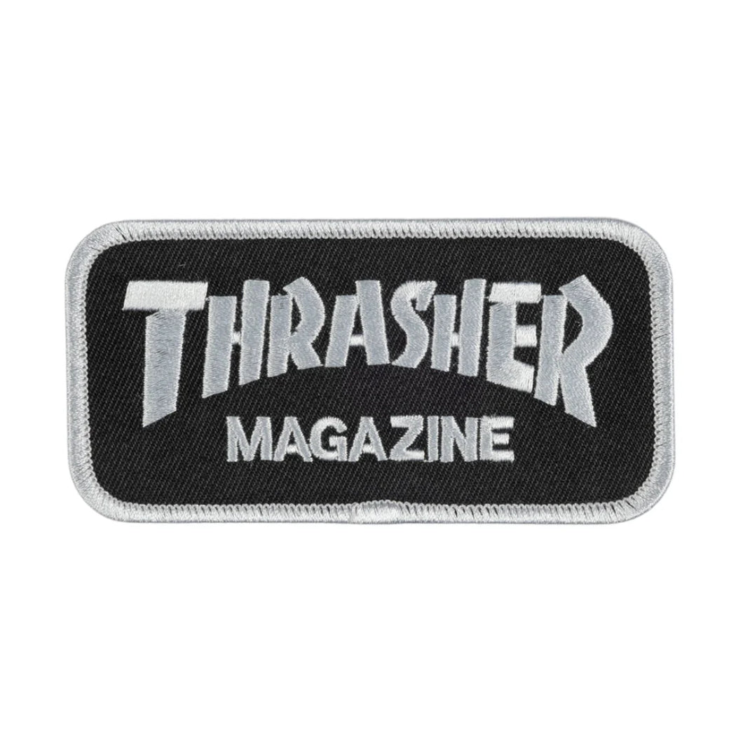 Thrasher Skate Mag Patch - Black/Grey