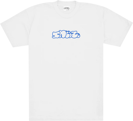 SNEEZE Logo Tee - White/Blue