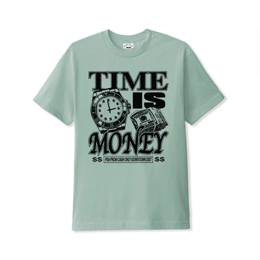 Cash Only Time Tee - Ice