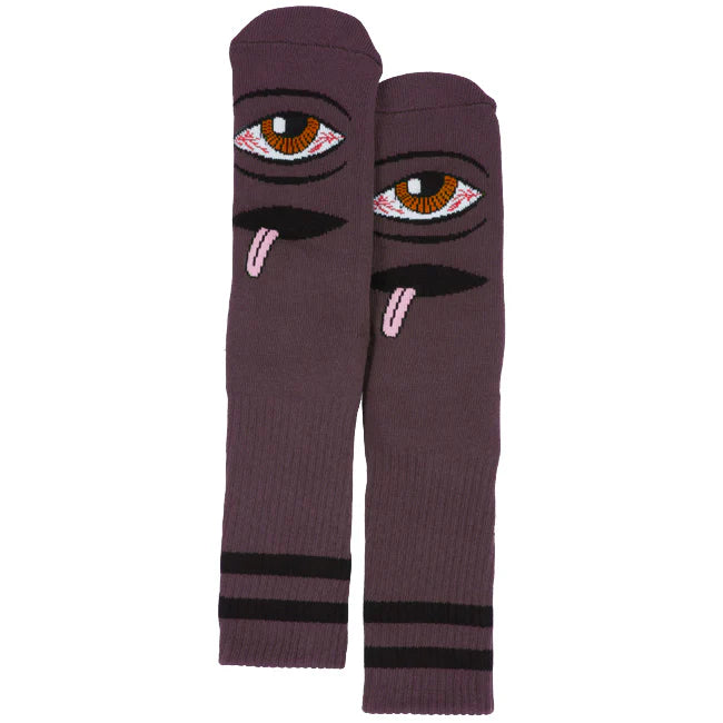 Toy Machine Bloodshot Eye Socks - Eggplant