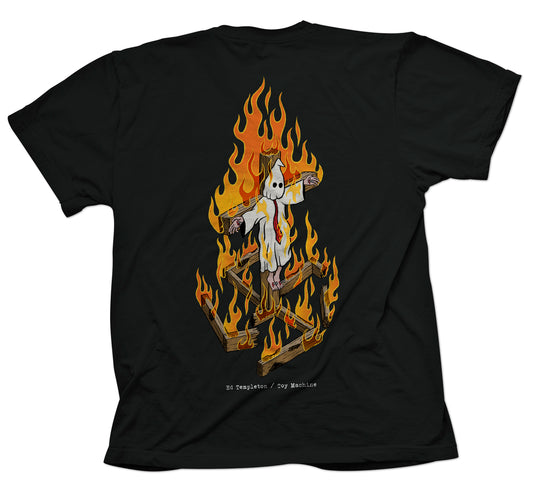 Toy Machine Templeton Charred Cross Tee - Black
