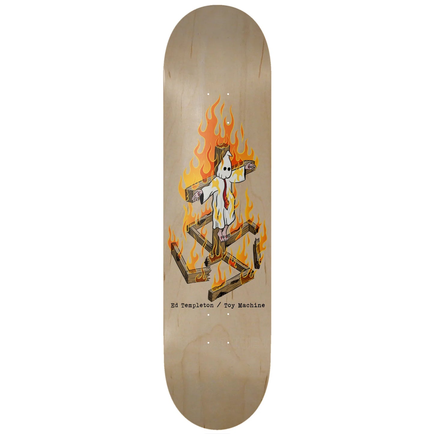 Toy Machine Templeton Charred Cross Deck - 8.5