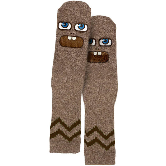 Toy Machine Fooser Socks - Heather Brown
