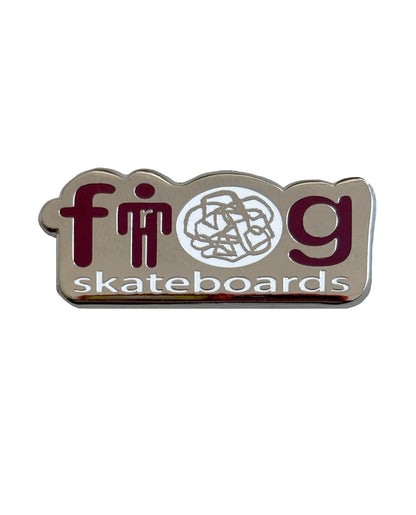 Frog Trash Talk Pin - Red