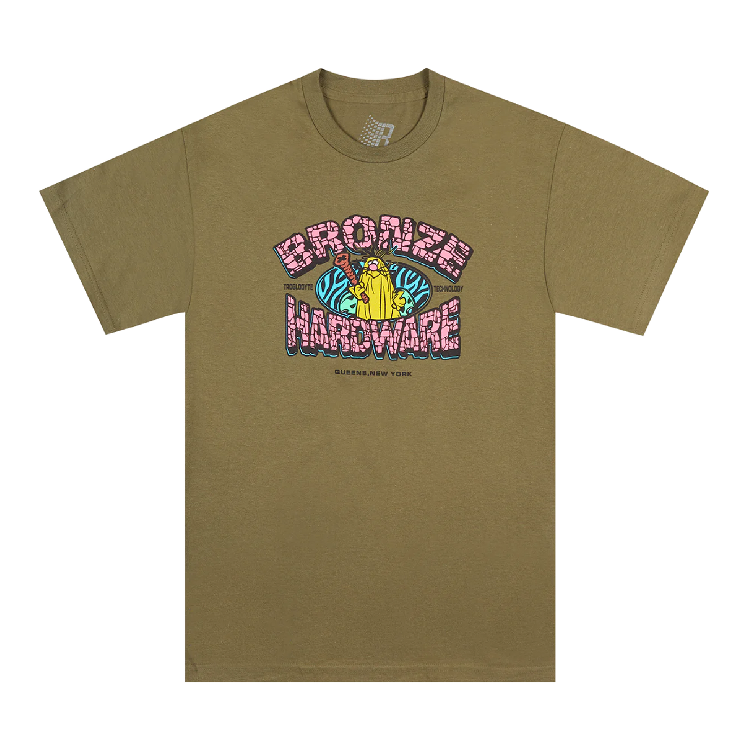 Bronze 56K Troglodyte Tee - Military Green