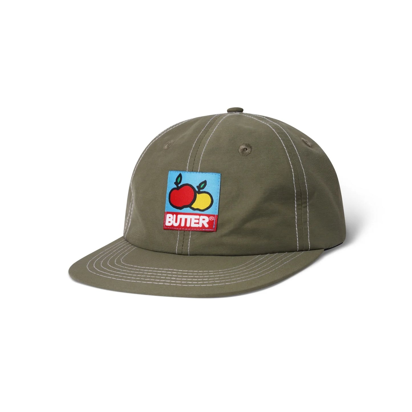 Butter Goods Grove 6 Panel Cap - Army Green