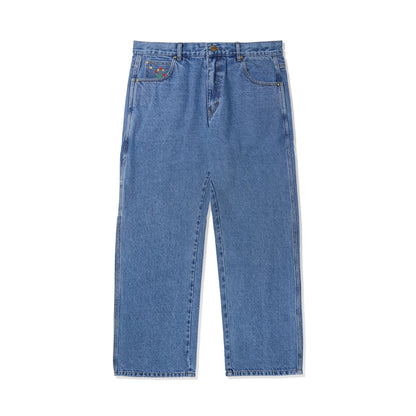 Butter Goods Boquet Denim Pants - Washed Indigo