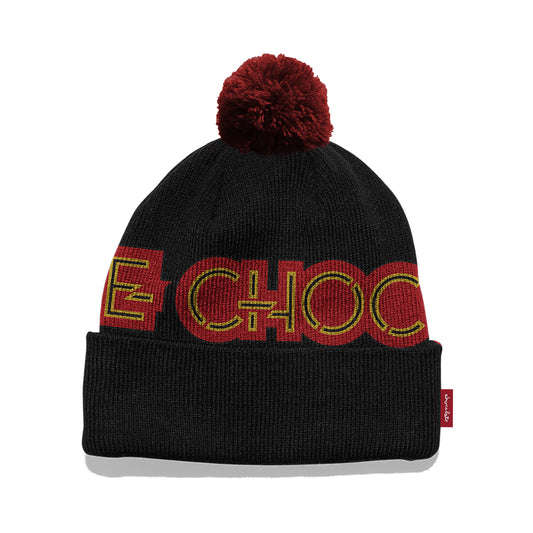 Chocolate Parliament Pom Beanie - Black