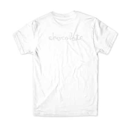 Chocolate Tone Tee - White