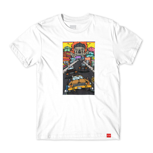Chocolate Fiend Street Tee - White